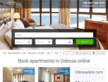 Tablet Screenshot of odessaapts.com